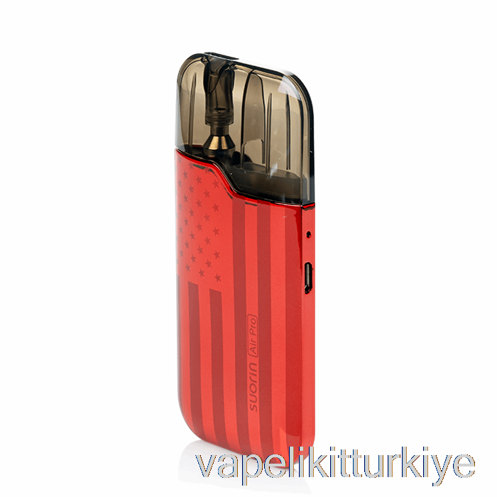 Vape Elektronik Sigara Suorin Air Pro 18w Pod Sistemi Kırmızı Yıldız Süslü